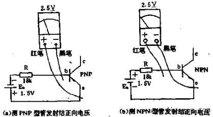 如何用万用表判断晶体管是锗管还是硅管