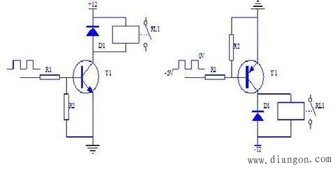 继电器驱动电路的原理及注意事项