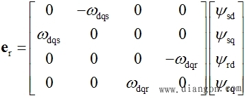 三相异步电动机在两相坐标系上的数学模型