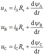 三相异步电动机的多变量非线性数学模型