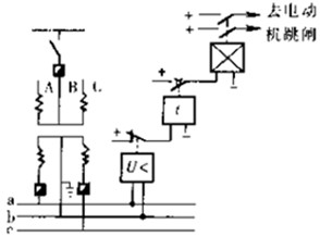 电动机低电压保护的接线方式