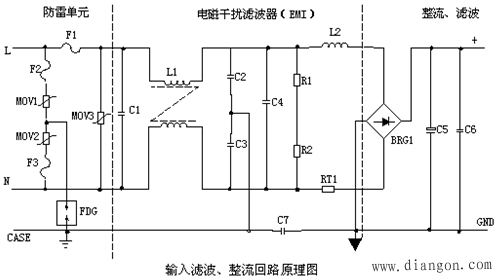 电源滤波器的作用_电源滤波器电路图原理