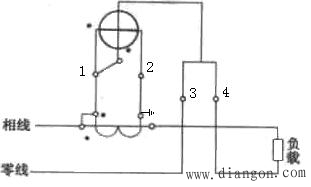 单相表接线图_单相表的正确接线