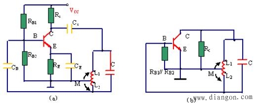 三点式振荡电路的电路原理、等效电路、参数以及特点