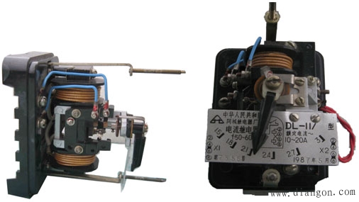 电磁型电流继电器与电磁型电压继电器