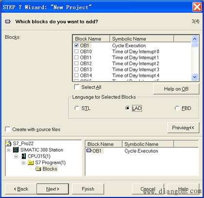 STEP7软件创建项目过程