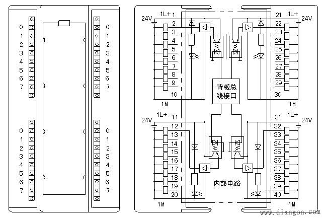 PLC数字量输出外围接线