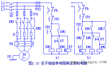 三相异步电动机的启动控制电路