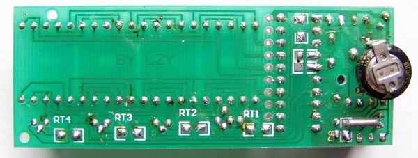 采用实时时钟芯片DS1302+AT89C2051的红外遥控LED电子钟,LEDclock