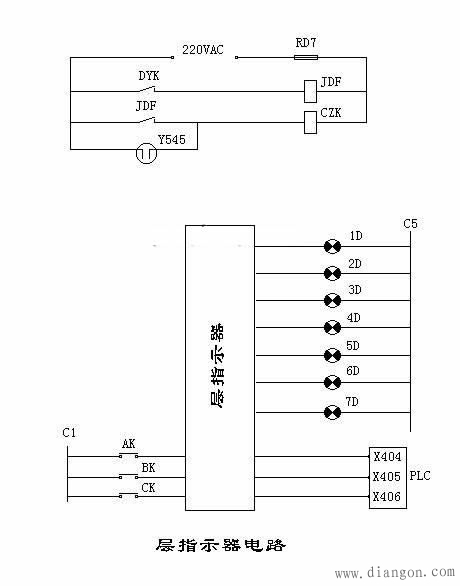 PLC控制的电梯双速交流电动机拖动系统