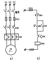 三相笼型异步电动机的直接起动控制线路
