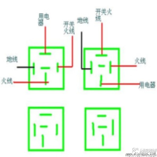 插座接线图_三孔插座接线图_ 一开五孔插座接线图