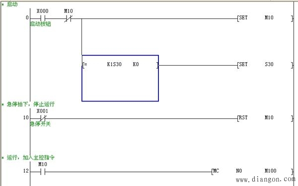 三菱PLC控制伺服或步进电机的顺序控制思路