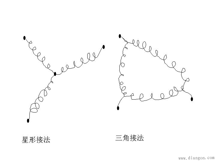 电机星接和角接