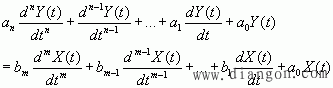 检测系统的（动态）数学模型