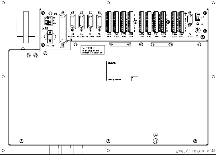 SINUMERIK 802C数控系统硬件接口