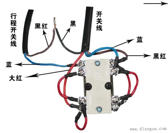 行程开关接线图