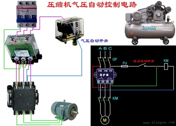 三相异步电动机控制电路图_电动机控制电路精选