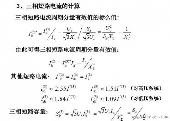 短路电流计算实例