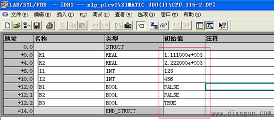 DB块的初始化数据方法