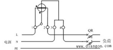 单相电表工作原理_单相电表接线原理图