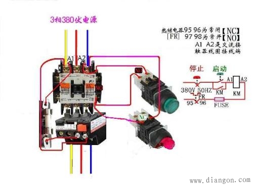 热继电器接线图