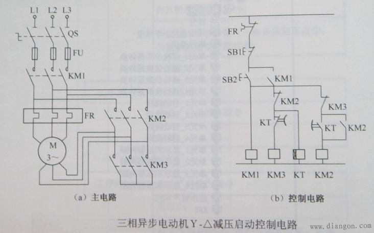 三相异步电动机星三角减压启动控制电路