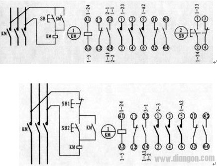 电气线路接线编号方法