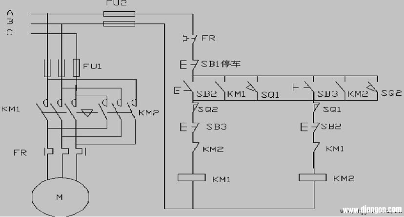 西门子PLC控制电机正反转编程实例