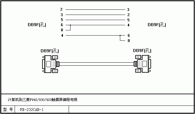 三菱PLC编程电缆DIY制作