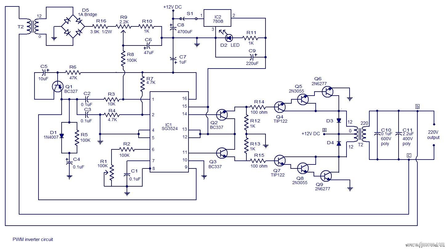 逆变器电路图