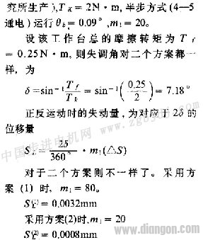 步进电机的失调角及精度