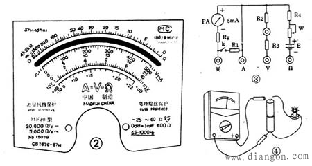 万用表使用方法图解